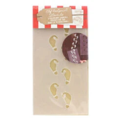 Ginger Ray 2 Pochoirs Empreinte De Père Noël -Ginger Ray Soldes Boutique 2 weihnachtswichtel fussabdruck schablonen 3 1280x1280