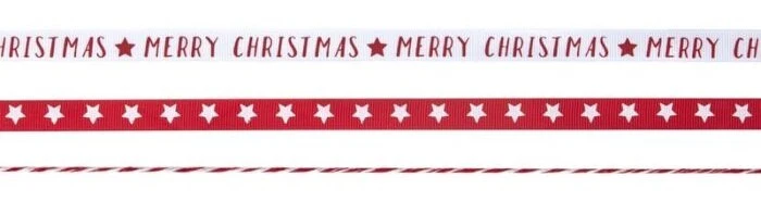 Ginger Ray 3 Rubans Cadeaux De Noël Vintage 1 Ginger Ray 3 Rubans Cadeaux De Noël Vintage