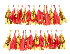 Ginger Ray Guirlande De Pompons De Noël Nordique 2m