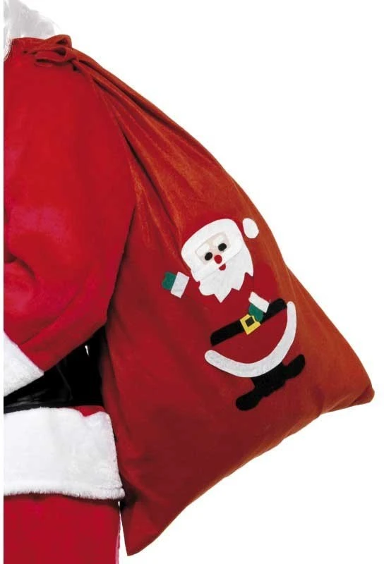 Smiffys Sac Cadeau Père Noël Rouge 90x60cm 1 Smiffys Sac Cadeau Père Noël Rouge 90x60cm