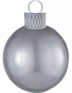AMSCAN Ballon De Noël Ballon Argent 38 X 50cm