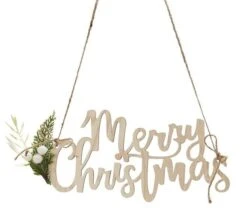 Ginger Ray Village D'hiver Signe Joyeux Noël 27 X 11cm